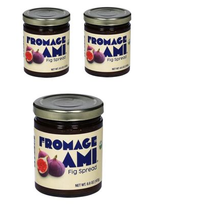 Fromage Ami Spreads, 6.6 oz, 3 Pack (6.6oz, Fig Spread)
