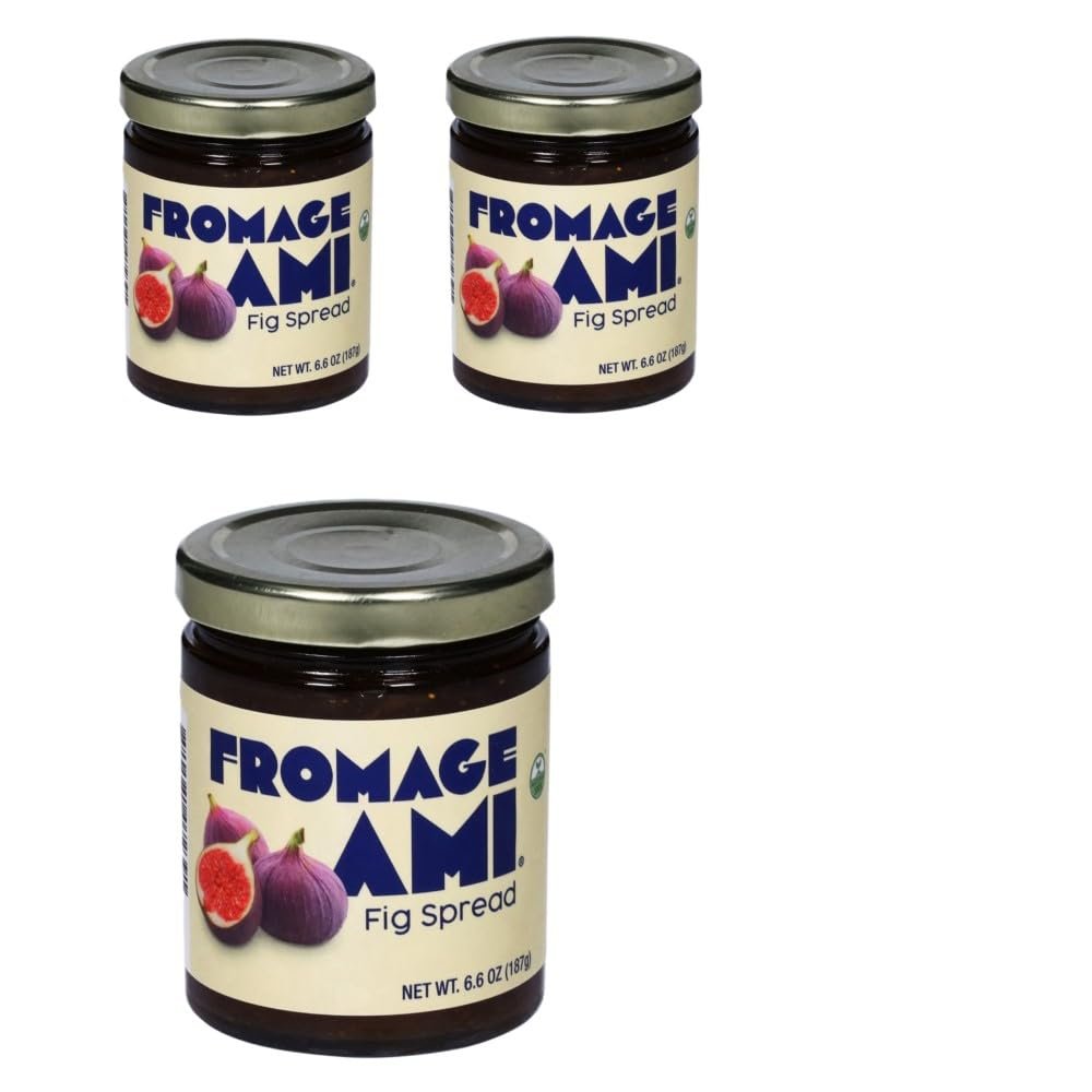 Fromage Ami Spreads, 6.6 oz, 3 Pack (6.6oz, Fig Spread)