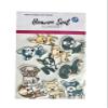 10x Dog Breed Clipart 5cm Edible Thick Wafer Card Standing Cupcake Toppers Birthday Party Cake Decorations Easy to cut view 1