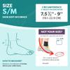 BraceAbility AFO Foot Drop Brace - Adjustable Soft Ankle Foot Orthosis Drop Foot Brace for Men and Women, Walking with Shoes, Toe Lifter Support, Dorsiflexion Assist Brace Fits Left or Right (S/M) view 2