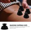 Healifty Hand Tools Hand Tools 13pcs Cupping Sets Chinese Silicone Anti Cup Vacuum Suction Massage Cups Facial Cupping with Pouch for Muscle Nerve Joint Body Suits view 3