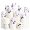 [300 Pack] 3oz Disposable Bathroom Cups, Paper Mouthwash Cups, Cold Disposable Drinking Cup for Party, Picnic, BBQ, Travel, and Event, Purple Floral view 1