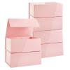 Stockroom Plus Jewelry Gift Box Set - 6-Pack, 9.5 x 7 x 4 In, Pink Magnetic Lids - Bulk Boxes for Bridesmaid Proposals, Wedding & Birthday Surprises view 1