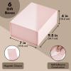 Stockroom Plus Jewelry Gift Box Set - 6-Pack, 9.5 x 7 x 4 In, Pink Magnetic Lids - Bulk Boxes for Bridesmaid Proposals, Wedding & Birthday Surprises view 4