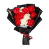 Marble Flower Wrapping Paper Multi Colors Waterproof Floral Gift Wraps Bouquet Packaging Florist Supplies for Birthday Valentine's Day Mothers Day Wedding DIY Decorations, 20 Sheets 22.4x22.4 Inch view 1