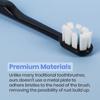 Lindo Polishing Toothbrush - for Sensitive Gums and Teeth, 12000+ Ultra Fine Bristles, Soft and Gentle, Deep Clean, Pack of 4 (Blue, Gray, Beige, Black) (Original Black, Beige, 4 Pack) view 4