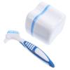 Healifty Portable Toothbrush with Tooth Box Creative Double- Design for Cleaning of Dentures for Travel and Daily Use Lightweight and Easy to Carry view 1