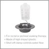 McKesson Sitz Bath with 2000 mL Bag, Plastic, Graphite, 500 mL Increments up to 2000 mL, 10 Count view 2