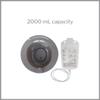 McKesson Sitz Bath with 2000 mL Bag, Plastic, Graphite, 500 mL Increments up to 2000 mL, 10 Count view 4