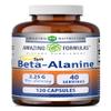 Amazing Formulas Beta Alanine Supplement | 2250 Mg Per Serving | 120 Capsules | Non-GMO | Gluten-Free | Made in USA view 1