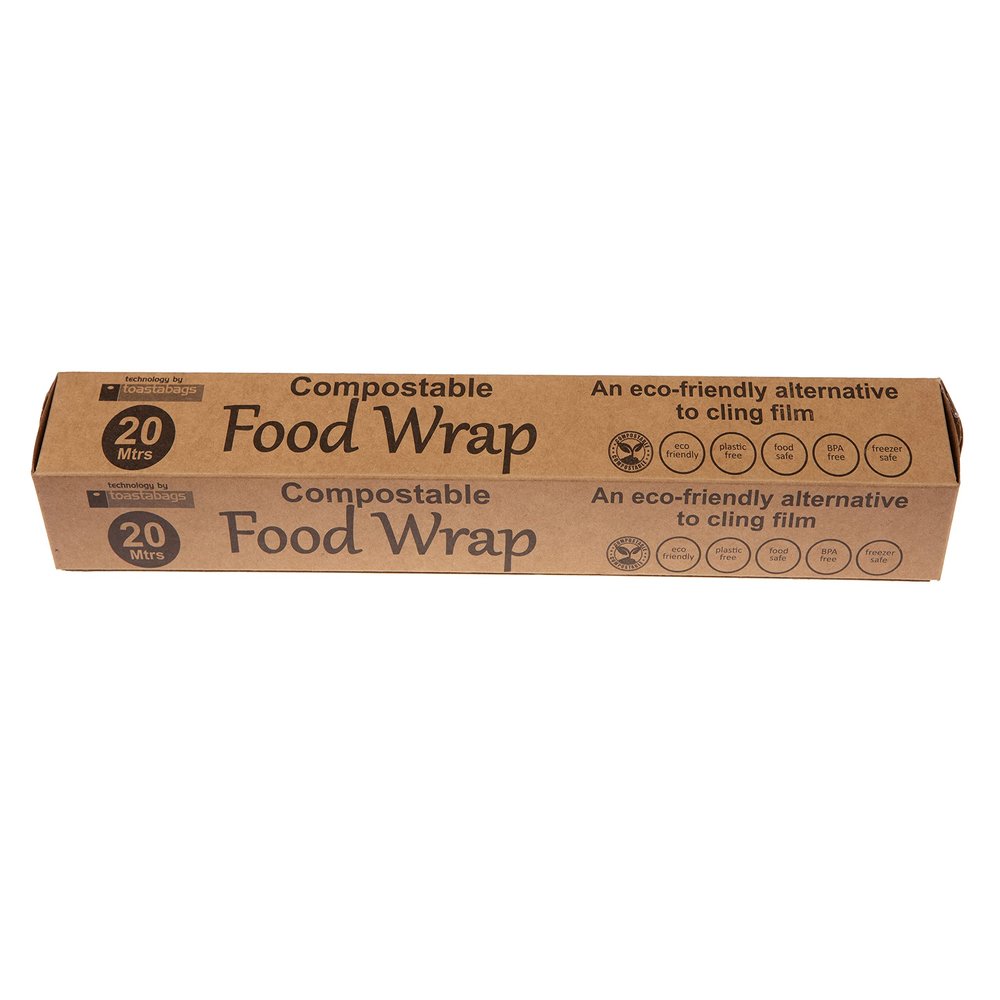 Toastabags Compostable & Biodegradable Food Wrap | 20 Metres, Paper, Brown