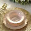 OCCASIONS 120 Plates Pack, Heavyweight Disposable Wedding Party Plastic Plates (9'' Luncheon Plate, Rochelle Antique Rose & Gold) view 3
