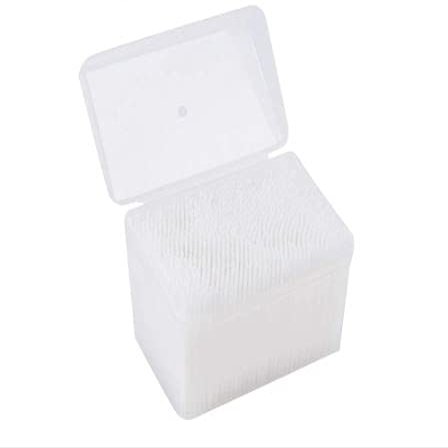 1100pcs/box of white plastic double-ended toothpicks