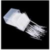 1100pcs/box of white plastic double-ended toothpicks view 2