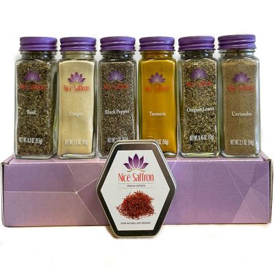 6 Pack Spices & Saffron Cooking Gift Set (Southeast Asian)