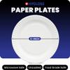 Hygloss Bulk Small Paper Plates 6-Inch - Dessert Plates Disposable for Party, Cake, Appetizer, Snack, Foodware, Crafts & More - Environmentally Friendly - White, Uncoated, Microwave Safe (1000 Count) view 2
