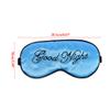 Silk Sleep Mask Eye Mask Blindfold, Adjustable Soft Blindfold Elastic Strap Night Eyeshade Travel Nap for Women Men 1PCS Red view 2