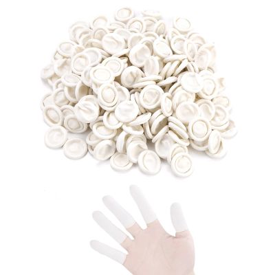 300Pcs Finger Cots, Latex Finger Cots Disposable Anti Static Protective Repair Tool Beauty Finger Cots