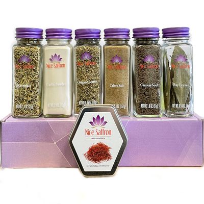 6 Pack Spices & Saffron Cooking Gift Set (European)