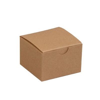 3 x 3 x 2" Kraft Gift Boxes, Kraft 100/Case