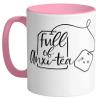 TeesAndTankYou Full Of Anxi-tea Coffee Mug 11oz Pink view 1