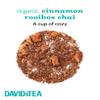 DAVIDsTEA Organic Cinnamon Rooibos Chai Tea Bags, Premium Caffeine-Free Rooibos for Focus and Hydration, 75 Tea Sachets Total view 3