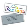 48ct Personalized Candy Promotional Products Add Your Logo Candy Chocolate Bars - Silver view 1