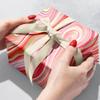 Jillson Roberts Christmas Gift Wrap, Marbleized Red (6 Jumbo Rolls 10 feet x 30 inches) view 2