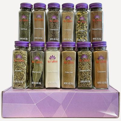 12 Pack European Culinary Chef's Spice Seasoning Set Collection