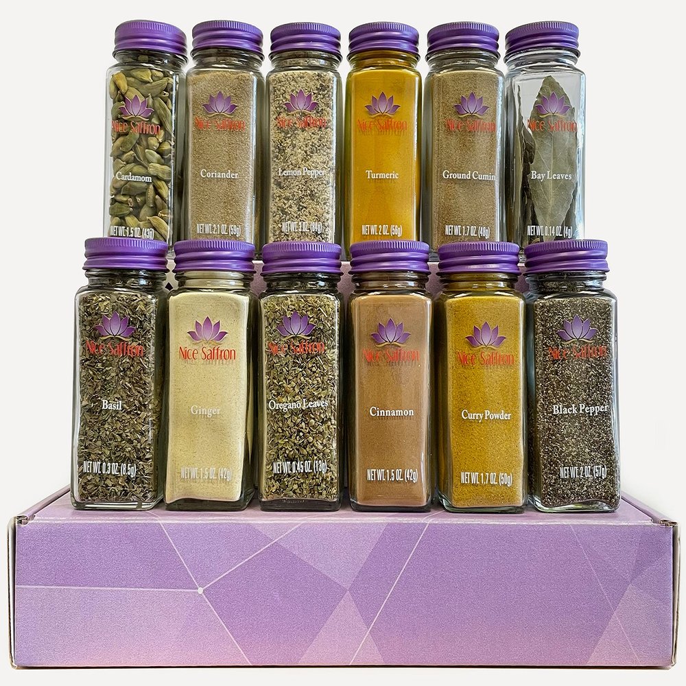 12 Pack Southeast Asian Culinary Chef's Spice Seasoning Set Collection