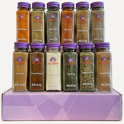 12 Pack North American Culinary Chef's Spice Seasoning Set Collection