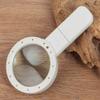 10x90mm Handheld Magnifying Glass with 12LED with UV Counterfeit Light for Reading Magnifying Glass Antiques Appreciation Jewelry view 4