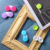 Aoutrow 16 Pack Mini Contact Lens Case Set, Colorful Bulk Box Holder view 4