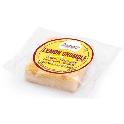 Diannes Lemon Crumble Bar, 3.8 Ounce -- 24 per case.