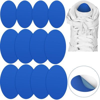 12 Pieces Oval Blister Prevention Pads Heel Blister Pad for Most Types of Footwear Tennis Shoes High Heels Boots Dress Shoes Athlete Runner Blister Prevention Pad, 8 Pieces Large and 4 Pieces Small