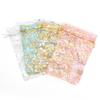 10pc/Set Small Organza Bags Clear Candy Drawstring Bags Jewelry Storage Pouches Wedding Party Favor Gift Bag view 3