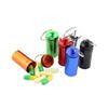 3 Pieces Aluminum Waterproof Small Pill Bottle Outdoor Waterproof Storage Mini Pill Box Portable Storage Sealed Box view 1