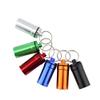 3 Pieces Aluminum Waterproof Small Pill Bottle Outdoor Waterproof Storage Mini Pill Box Portable Storage Sealed Box view 3