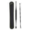 2 Pcs Ear Pick Earwax Removal Kit, Ear Cleaning Tool Set Spring Soft Ear Brush Ear Spoon with Storage Bag Ear Cleaner Set for Cleaning Ear Canal Dirt(#1) view 1