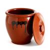 Yamakiikai Pickle Pot, Brown, 2.5 gal (7.2 L), Half Bottle No. 4, Lid view 2