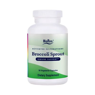 BioPure Broccoli Sprout Supplement  Phytonutrient-Rich Powerhouse Loaded with Bioactive Compounds, Including Sulforaphane, for Immune Function, Brain Health, Gut Balance, & Detox  90 Capsules