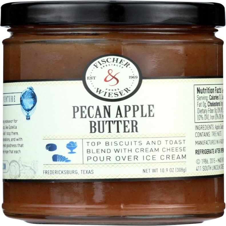 Fischer and Wieser Pecan Apple Butter, 10.9 Ounce -- 6 per case.