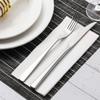 Morgiana 50 Pack Disposable Guest Towel, White Linen Feel Napkins, Bathroom Paper Hand Towels for Christma, Halloween, Thanksgiving view 4