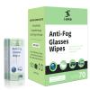 70 Count Anti Fog Lens Wipes for Eyeglasses, Pre-Moistened Individual Wrapped Glasses Wipes Lens Cleaner, with a Carrying Box, Defogging Screen Wipes for Eyeglasses, Sunglass, Goggles, Camera Lens view 1