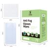 70 Count Anti Fog Lens Wipes for Eyeglasses, Pre-Moistened Individual Wrapped Glasses Wipes Lens Cleaner, with a Carrying Box, Defogging Screen Wipes for Eyeglasses, Sunglass, Goggles, Camera Lens view 3