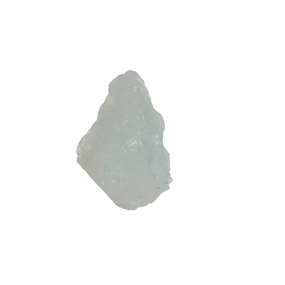 22 Ct. 1pc Natural Aqua Sky Aquamarine Crystal Healing Stone Rough Aquamarine Certified Gem Decoration,Polishing, Wire Wrapping GA-948