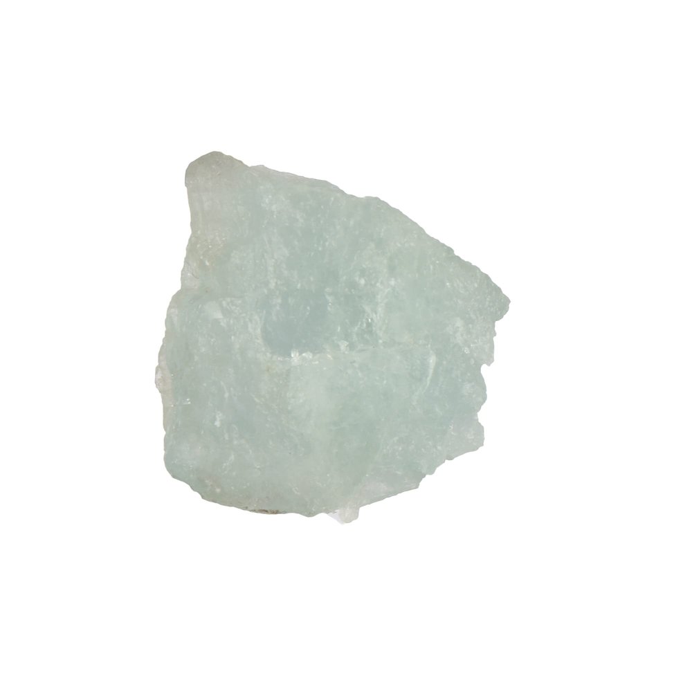 127.2 Ct. A Grade Natural Raw Rough Aqua Sky Aquamarine Earth Mined Healing Crystal Rough Stone for Cabbing, Lapidary GA-931