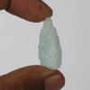 19.55 Ct. Natural Earth Mind Aqua Sky Aquamarine Crystal Rough Loose Gemstone Untreated Certified Aquamarine for Wire Wrapping GA-869 view 2