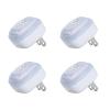 OWLTRA OW-5 Ultrasonic Rodent Repellers 4 Pack, Effectively Repel Rodents While 100% Silent & Safe to Humans and Non-Rodent Pets, White view 1