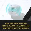 OWLTRA OW-5 Ultrasonic Rodent Repellers 4 Pack, Effectively Repel Rodents While 100% Silent & Safe to Humans and Non-Rodent Pets, White view 2